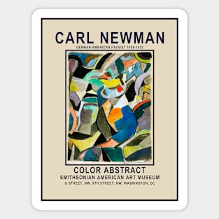 Color Abstract by Carl Newman Magnet